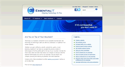Desktop Screenshot of essentialit.com