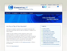Tablet Screenshot of essentialit.com